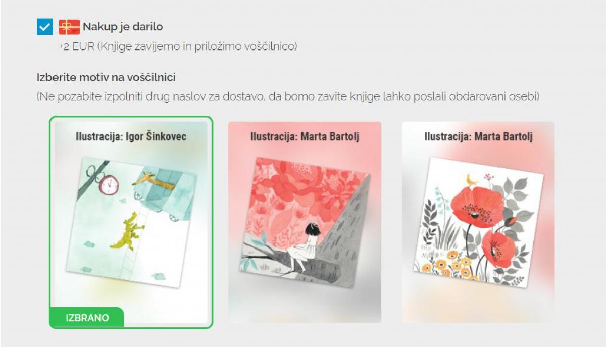 Novi motivi voščilnic