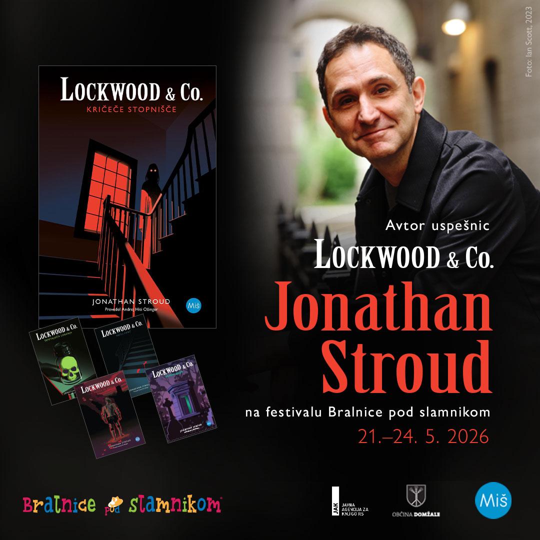 Napovedujemo obisk Jonathana Strouda, avtorja zbirke Lockwood & Co.