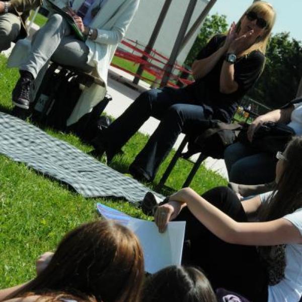 Utrinki s festivala bralnice pod slamnikom 2012