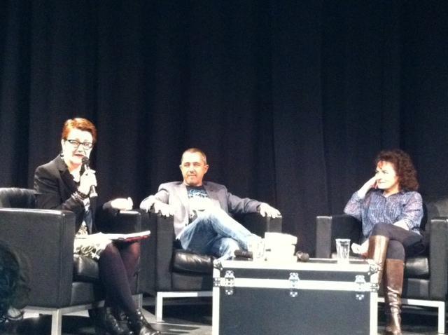 Brian Falkner na knjižnem sejmu v Frankfurtu