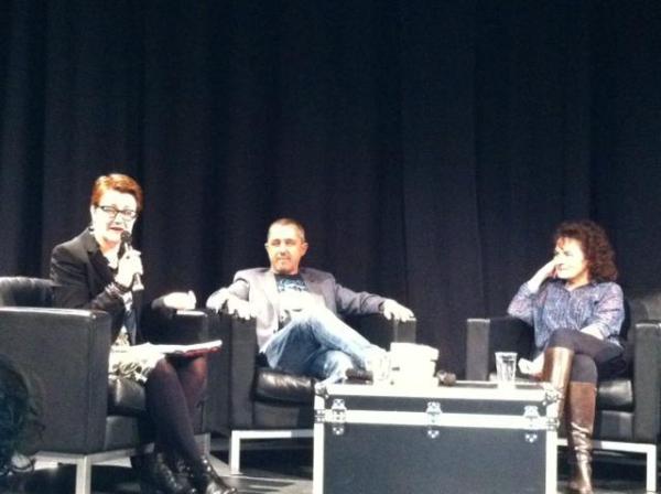 Brian Falkner na knjižnem sejmu v Frankfurtu