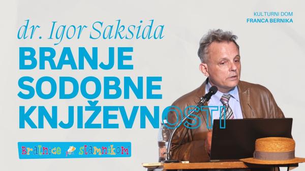 dr. Igor Saksida: Medbesedilne povezave kot priložnost za branje sodobne mladinske književnosti