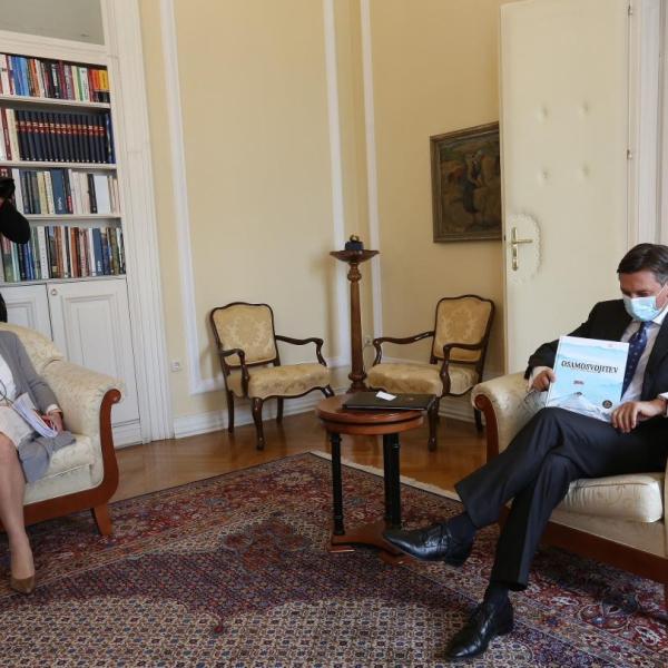 Sprejem pri predsedniku republike, g. Borutu Pahorju