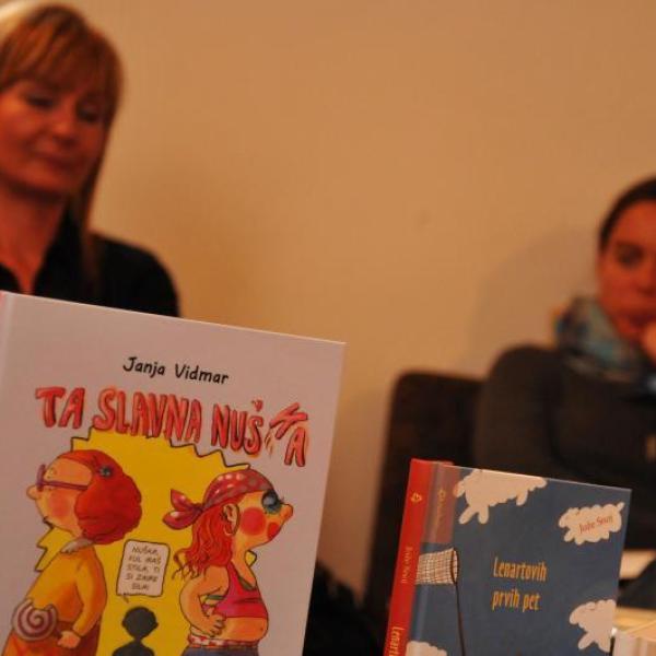 Utrinki s predstavitve knjig ob 10 letnici založbe