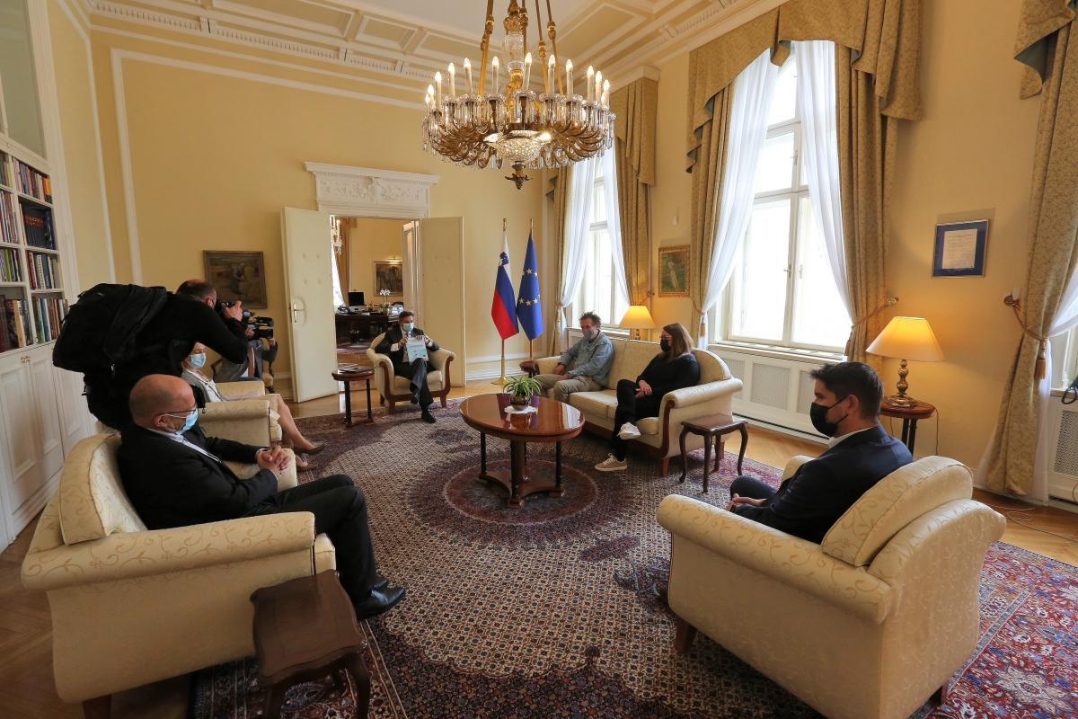 Sprejem pri predsedniku republike, g. Borutu Pahorju