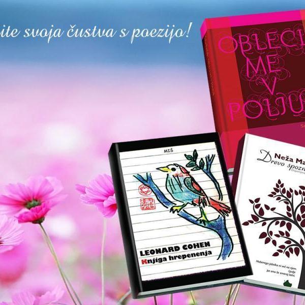 Valentinova akcija: Popust 15% na izbrane pesniške zbirke