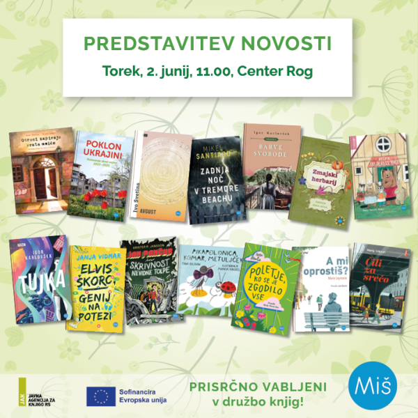 Vabljeni na predstavitev novih knjig!