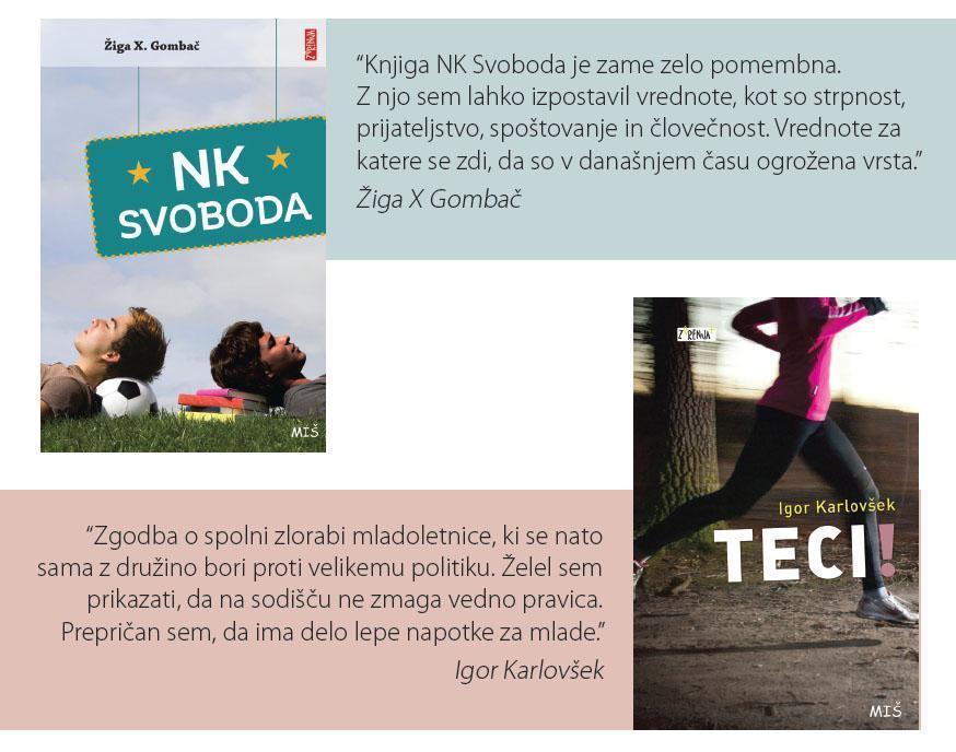 O teku, svobodi in človečnosti - pogovor in predstavitev knjig