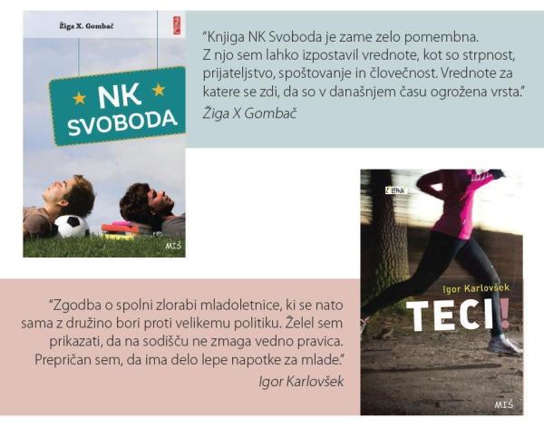 O teku, svobodi in človečnosti - pogovor in predstavitev knjig