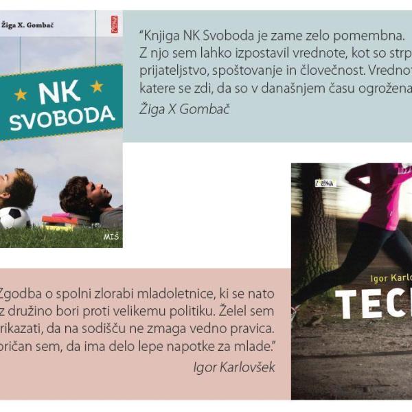 O teku, svobodi in človečnosti - pogovor in predstavitev knjig