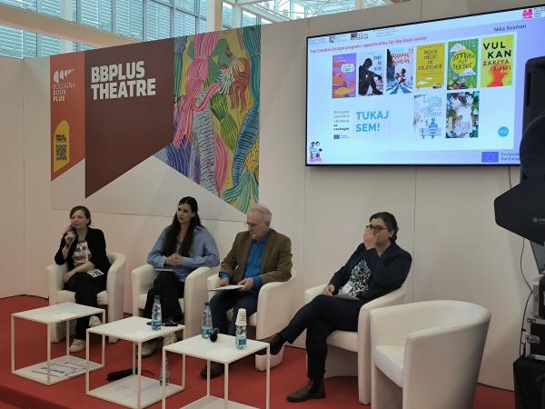 Projekt Tukaj sem! na bolonjskem knjižnem sejmu