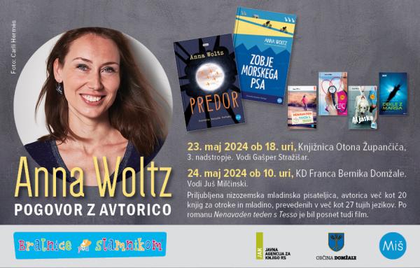 V Slovenijo prihaja Anna Woltz
