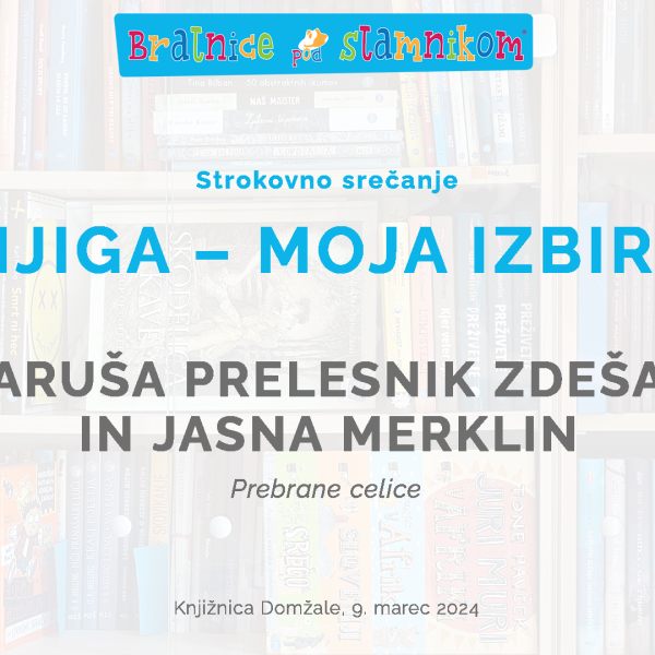 Maruša Prelesnik Zdešar in Jasna Merklin: Prebrane celice